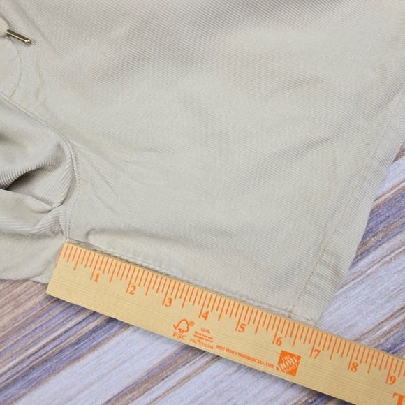 GAP- Mens L 7” Inseam Khaki Corduroy Elastic Waist Drawstring Casual Shorts - Picture 7 of 7